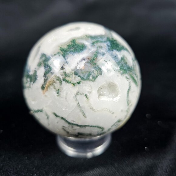 Green Moss Agate Sphere - Picture 1 of 5